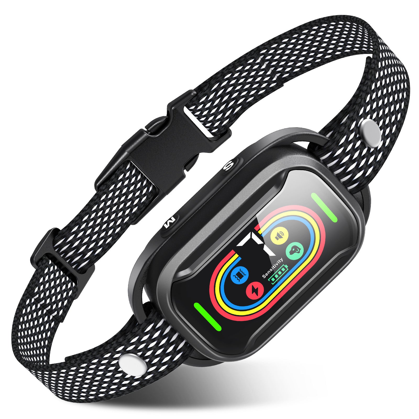 Dog Bark Collar, Pewkim Rechargeable Smart Collar,Anti Barking Trainin